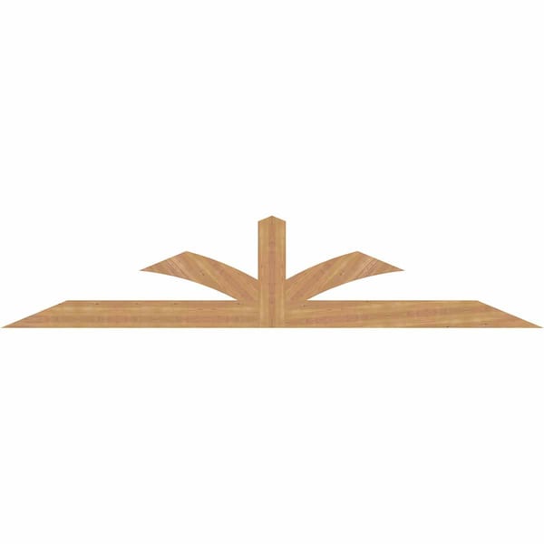 Ekena Millwork Richland Timber Gable Bracket, Western Red Cedar, 108"W x 22"H x 1 1/2"D x 5 1/2"F, 5/12 Pitch GBW108X22X0206RIC00SWR - main